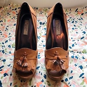 Simply Vera Vera Wang Sz 7.5 Peep Toe Heels